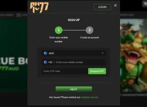 AU77 casino registration and create account